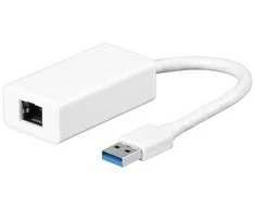 Goobay USB 3.0 Gigabit Ethernet tinklo adapteris, USB Type-A, RJ-45, vyriškas, balta, Windows 10, Windows 2000, Windows 7, Windows 8, Windows Vista, Windows XP, 1 vnt.