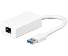 Goobay USB 3.0 Gigabit Ethernet tinklo adapteris, USB Type-A, RJ-45, vyriškas, balta, Windows 10, Windows 2000, Windows 7, Windows 8, Windows Vista, Windows XP, 1 vnt.