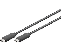 Goobay USB 3.1 Gen 1 0,5 m, 0,5 m, USB C, USB C, USB 3.2 Gen 1 (3.1 Gen 1), vyriškas/vyriškas, juodas