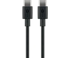 Goobay USB-C – USB-C USB laidas, 0,5 m juodas (JAB-4780425)