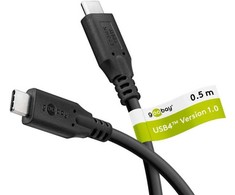USB kabelis Goobay USB-C - USB-C 0,5 m juodas (RB74194)