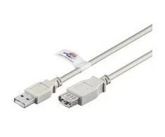 Goobay USB-A – USB-A USB kabelis 3 m pilkas (JAB-853463)