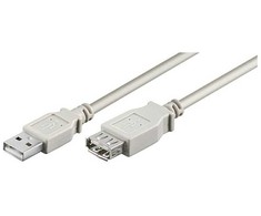 „Goobay Thunderbolt“ – 5 m pilkos spalvos USB-A USB laidas (JAB-853832)