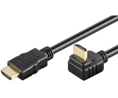 Goobay Didelės spartos HDMI™ 270° kabelis su Ethernet