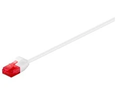 Goobay Kabelis LAN Patchcord CAT 6 U/UTP Slim Baltas 3m