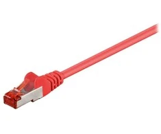 „Goobay Wentronic Intellinet“ – jungiamasis kabelis – RJ-45 (M) – RJ-45 (M) – 3 m – SFTP – CAT 6 – lygus – raudonas (344333)
