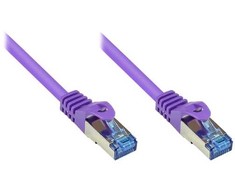 Alcasa Cat6a 1.5m kabelis sieciowy Violetinis 1,5 m S/FTP (S-STP)