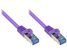 Good Connections Geri ryšiai Geri ryšiai Cat.6A jungiamasis kabelis S/FTP HF violetinis 3m