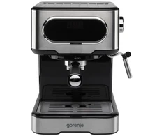 Gorenje 737434, Espresso Kavos aparatas, 1.5 L, Juodas, Nerūdijantis plienas
