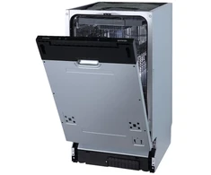 Indaplovė Gorenje Diskmaskin GV561D10 BK070, Fully built-in, Slimline (45 cm), Baltas, Standard (80 - 85 cm), Juodas, Mygtukai