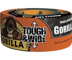 Gorilla Tape Tough &amp; Wide izoliacinė juosta juoda 7.31cm × 27m