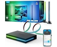 „Govee AI Sync Box Kit 2“ išmaniojo kompiuterio apšvietimo komplektas 27–34 colių + LED panelės