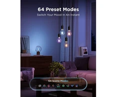 Govee E27 Smart Edison G80 älylamppu, 500 lm, 2-pack