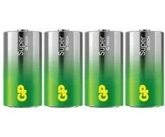 GP Battery GP baterijos Super Alkaline GP14A, Vienkartinės baterijos, C, Šarminė, 1,5 V, 4 vnt., -20 - 50 °C