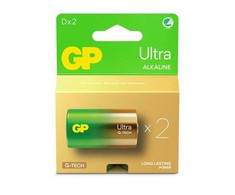 GP Baterija LR20 D 1,5 V Ultra G-Tech, 2 vnt.