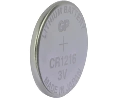 GP Baterijos CR1216, vienkartinė baterija, CR1216, ličio, 3 V, 1 vnt., sidabrinė