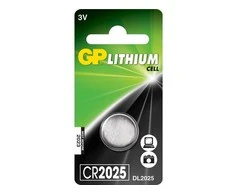 GP Battery GP sagos formos elementai, CR2025, 3 V, ličio, 1 poliaus