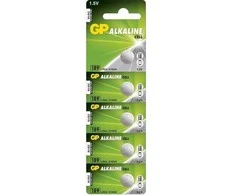 GP Baterijos Šarminės Elementai 189F, Vienkartinės baterijos, SR54, Šarminės, 1,5 V, 5 vnt., 44 mAh