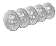 Gold Peak Industries GP baterijos ličio elementas CR2032, ličio, sagos/monetos, CR2032, nerūdijančio plieno, lizdinė pakuotė