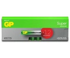 GP Baterija GP - Super šarminės AAA baterijos, 24A/LR03, 1,5 V, 12 vnt. pakuotė