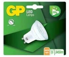 GP Battery GP – LED lemputė, GU10, DIM, 5W (50W), 345lm