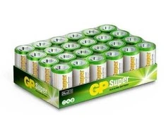 GP Super šarminė baterija, C dydis, 14A/LR14, 1,5 V, 24 vnt. pakuotė