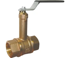 Gpa Flowsystem As Pistoleto metalo rutulinis vožtuvas su koto prailginimu 1 1/2 colio lizdas/lizdas