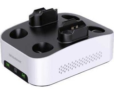 Graugear žaidimų diskų laikiklis su USB-C. Dviguba PS5 įkrovimo stotelė