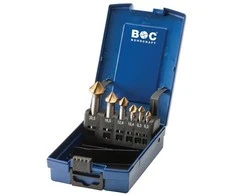 Grąžtas Bohrcraft Įgilintuvų rinkinys KS6-K TIN 6,3-20,5 mm DIN 335C HSS-TIN 90° 6 dalys ABS dėžutėje