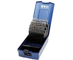 Grąžtas Bohrcraft spiralinių grąžtų rinkinys KG591 1,0–6,0 x 0,1 mm DIN 338 HSS-G Profi-Plus – 51 dalis