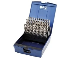 Grąžtas Bohrcraft spiralinių grąžtų rinkinys KG601 6,0–10,0 x 0,1 mm DIN 338 HSS-G Profi-Plus – 41 dalis
