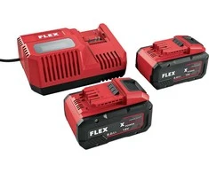 Grąžtas Flex Tools Flex akumuliatorių P rinkinys 18-88 R / 2 x 8.0 Ah akumuliatoriai + įkroviklis