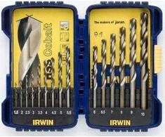 Grąžtas IRWIN RINKINYS 15 vnt. KOBALTAS 1,5-10mm