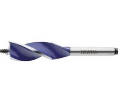 Irwin Sraigtinis grąžtas „Mėlyna Groove Ø25mm“ – ilgis 152 mm, 6 kartų greitis, 3 pjovimo briaunos su šoniniais pjovimo briaunomis