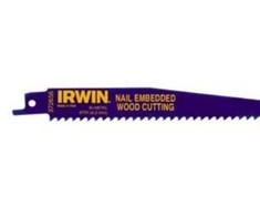 Grąžtas Stanley IRWIN slankiojančio pjūklo diskas 150 mm 6 TPI / medienai su vinimis (5 vnt.)