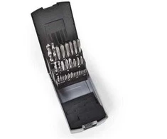Grąžtas Thurmer Tools Rankinių sriegimo grąžtų rinkinys HSS M3-M12 su standartiniu grąžtu, 28 dalys