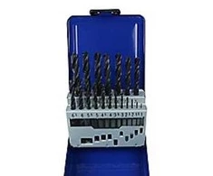 Grąžtas As Dkk HSS metalo grąžtai 1-10 mm, 19 dalių - Pro-Fit DIN 338, medžiaga 4241