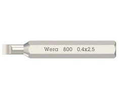 Wera Wera 800 Micro Bits 0,40 x 2,5 x 30mm