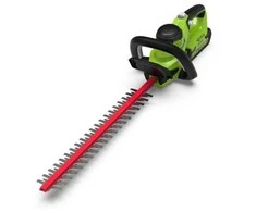 Gyvatvorių žirklės Greenworks G40HT61K2; 40 V; 1x2,0 Ah; 61 cm ilgio; akumuliatorinės