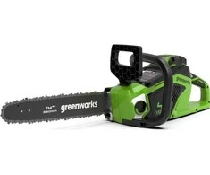 Grandininis pjūklas Greenworks GD40CS15; 40 V; 35 cm juosta (be akumuliatoriaus ir pakrovėjo)