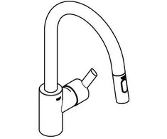 GROHE - Single lever sink mixer