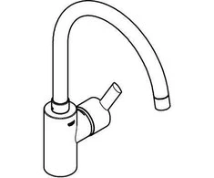 Grohe virtuves izlietnes maisītājs Feel, supersteel
