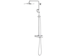 GROHE dušo sistema „Rainshower SmartActive“, 111,8 cm, 1,75 m, sieninis, chromuotas, G1/2
