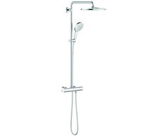 GROHE dušo sistema „Rainshower SmartActive“, 111,8 cm, 1,75 m, sieninis, chromuotas, G1/2