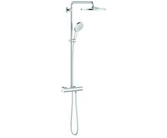 GROHE dušo sistema „Rainshower SmartActive“, 111,8 cm, 1,75 m, sieninis, chromuotas, G1/2