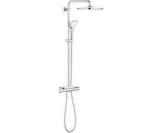 Grohe dušo sistema su termostatu „Rainshower Mono 310“, rankiniu dušu „Euphoria 110 Massage“, 9,5 l/min., chromuota (Pažeista pakuotė)