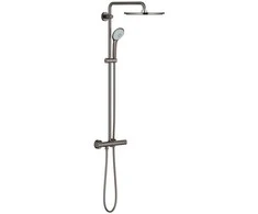 Grohe dušo sistema su termostatu Euphoria XXL 310, rankinis dušas Euphoria 110 Masažas, kietas grafitas