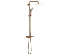 Grohe dušo sistema su termostatu „Euphoria XXL 310“, rankiniu dušu „Euphoria 110 Massage“, šlifuotu šilto saulėlydžio efektu