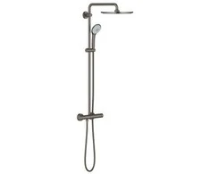 Grohe dušo sistema su termostatu Euphoria XXL 310, rankinis dušas Euphoria 110 Masažas, šlifuotas kietas grafitas