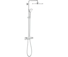 Grohe dušo sistema su termostatu „Rainshower Mono 310“, rankiniu dušu „Euphoria 110 Massage“, 9,5 l/min., chromuota (Pažeista pakuotė)